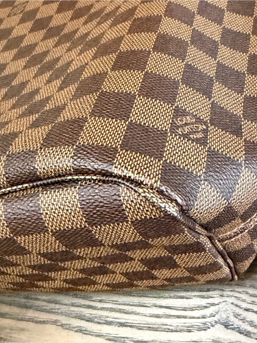 Louis Vuitton Brown Damier Ebene Neverfull Tote - Picture 12 of 13